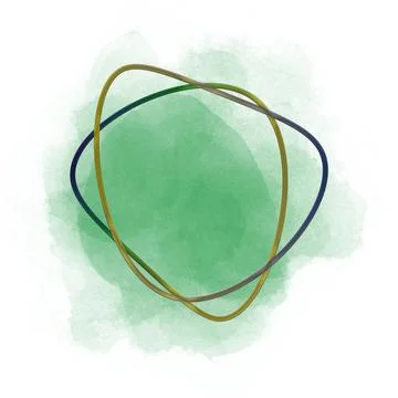 Creative frame for text. Monochrome abstract bright colorful watercolor. Text Stock Illustration