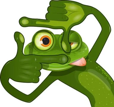 Creative frog Stock Illustration