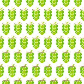 Creative fruit grapes wrapping paper  pattern design vector Stock Illustration