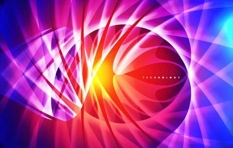 Creative futuristic wavy stylish with light effect vector with blue colorful Stock Illustration
