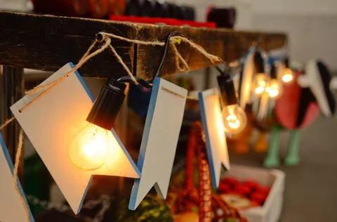 Creative garland Stock Photos