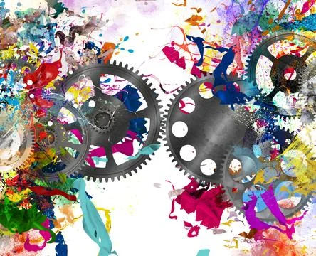 Creative gear Stock Photos