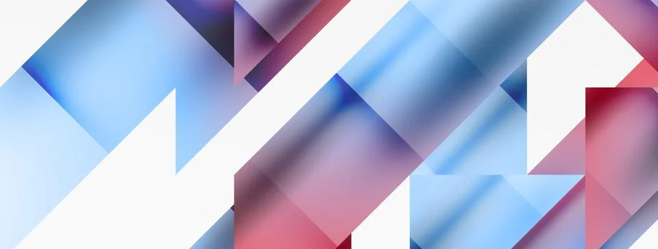 Creative geometric abstract background design Stock Illustration