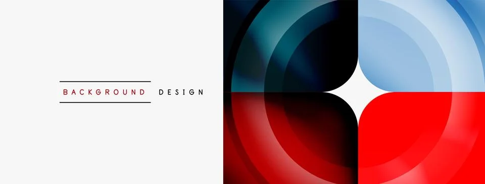 Creative geometric abstract background design Stock Illustration