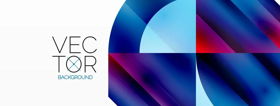 Creative geometric abstract background design Stock Illustration