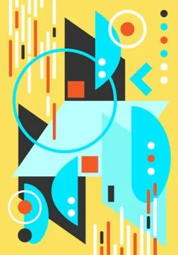 Creative geometric abstract background Stock Illustration