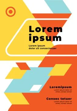 Creative geometric abstract background Stock Illustration