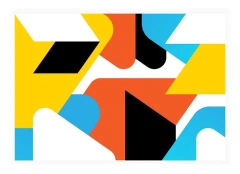 Creative geometric abstract background Stock Illustration