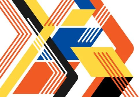 Creative geometric abstract background Stock Illustration