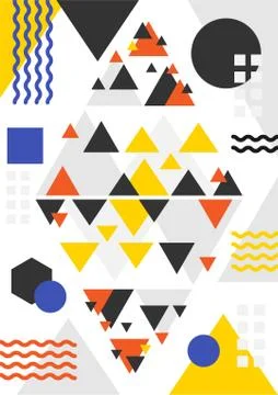 Creative geometric abstract background Stock Illustration