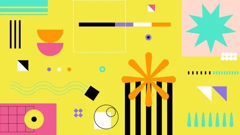 Creative Geometric Abstract Background Stock Illustration