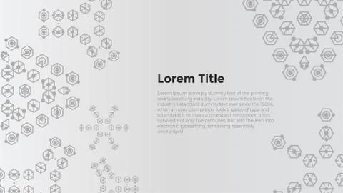 Creative geometric background with copy space for template web design. Copy Stock Illustration
