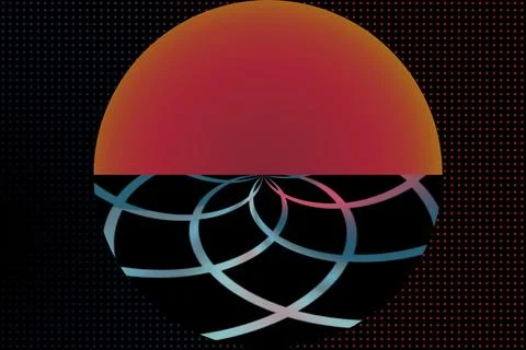 Creative geometric background design . simple background design concepts. Stock Illustration