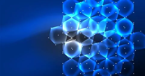Creative geometric background design template Stock Illustration