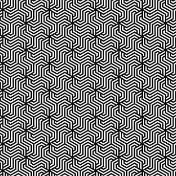 Creative geometric design, graphic repeating pattern for printing on textiles Illustrazione stock