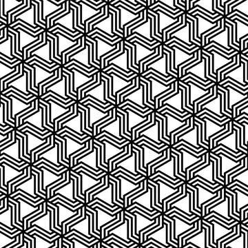 Creative geometric design, graphic repeating pattern for printing on textiles 스톡 일러스트