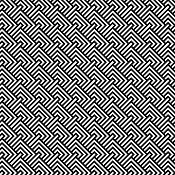 Creative geometric design, graphic repeating pattern for printing on textiles Stock Illustration