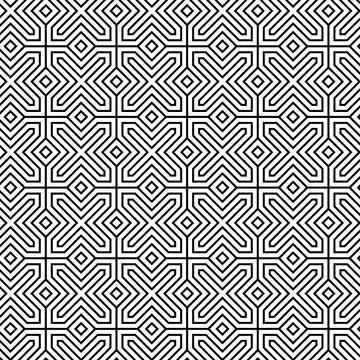 Creative geometric design, the layout is a repeating pattern in vector Stock Illustration