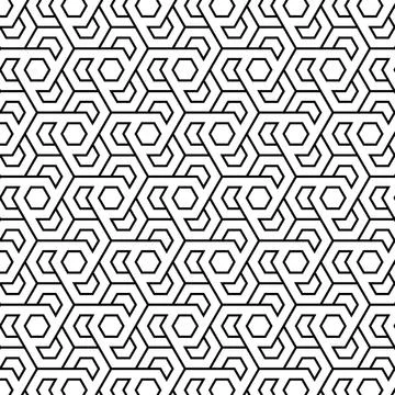 Creative geometric design, the layout is a repeating pattern in vector Stock Illustration