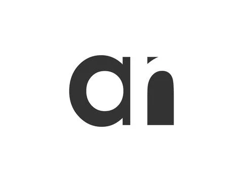 AN creative geometric initial based modern and minimal logo. Letter a n tre.. Stock Illustration