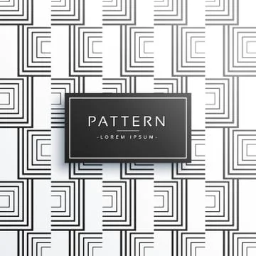 Creative geometric line vector pattern Illustrazione stock