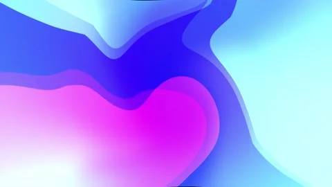 Creative Geometric Loop Background Animation. Trendy fluid flow gradient shapes Stock Footage 140094693