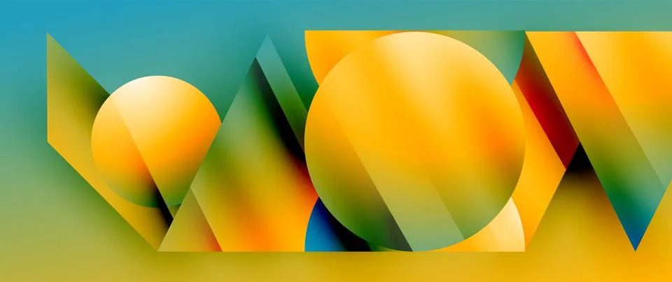 Creative geometric modern background template イラスト素材