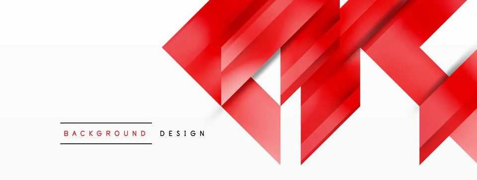 Creative geometric modern background template Stock Illustration