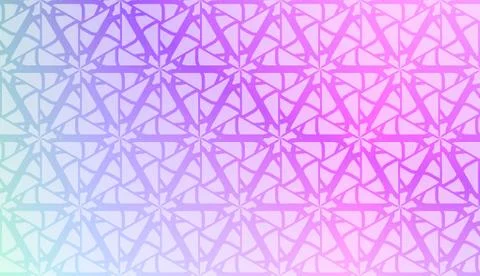 Creative geometric pattern with Soft Color Gradient Background. For Greeting  Stock Illustration