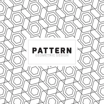 Creative geometric seamless pattern vector design Stock Illustration