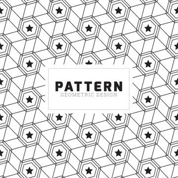 Creative geometric seamless pattern vector design Stock Illustration
