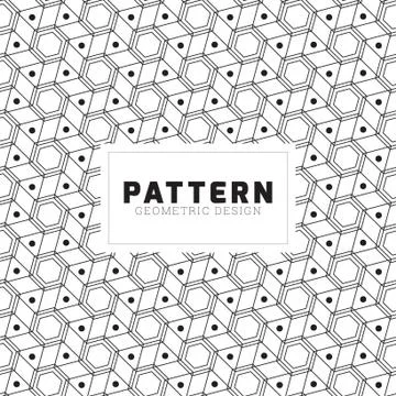 Creative geometric seamless pattern vector design Stock Illustration