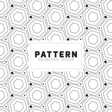 Creative geometric seamless pattern vector design Illustrazione stock