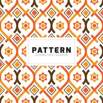 Creative geometric seamless pattern vector design Stock Illustration