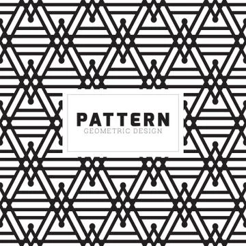 Creative geometric seamless pattern vector design Stock Illustration