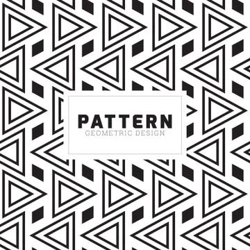 Creative geometric seamless pattern vector design Stock Illustration