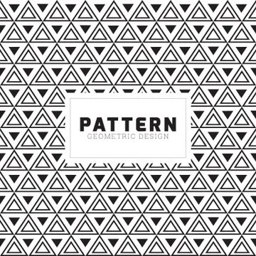 Creative geometric seamless pattern vector design Stock Illustration