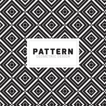 Creative geometric seamless pattern vector design Stock Illustration