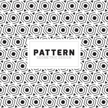 Creative geometric seamless pattern vector design Stock Illustration