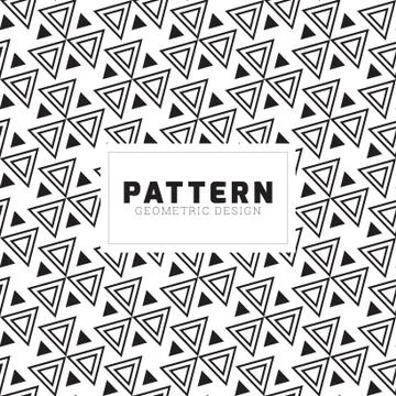 Creative geometric seamless pattern vector design Stock Illustration