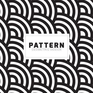 Creative geometric seamless pattern vector design Stock Illustration