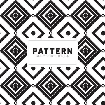 Creative geometric seamless pattern vector design Stock Illustration