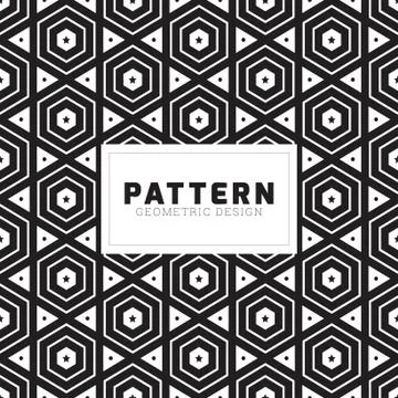 Creative geometric seamless pattern vector design Illustrazione stock