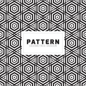 Creative geometric seamless pattern vector design Illustrazione stock