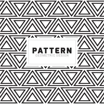Creative geometric seamless pattern vector design Stock Illustration