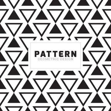 Creative geometric seamless pattern vector design Stock Illustration