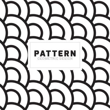 Creative geometric seamless pattern vector design Stock Illustration