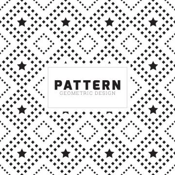 Creative geometric seamless pattern vector design Stock Illustration