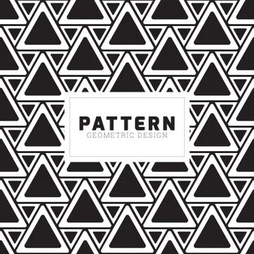 Creative geometric seamless pattern vector design Stock Illustration