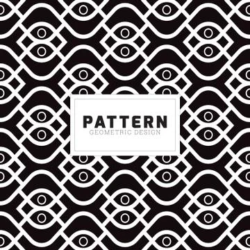 Creative geometric seamless pattern vector design Stock Illustration